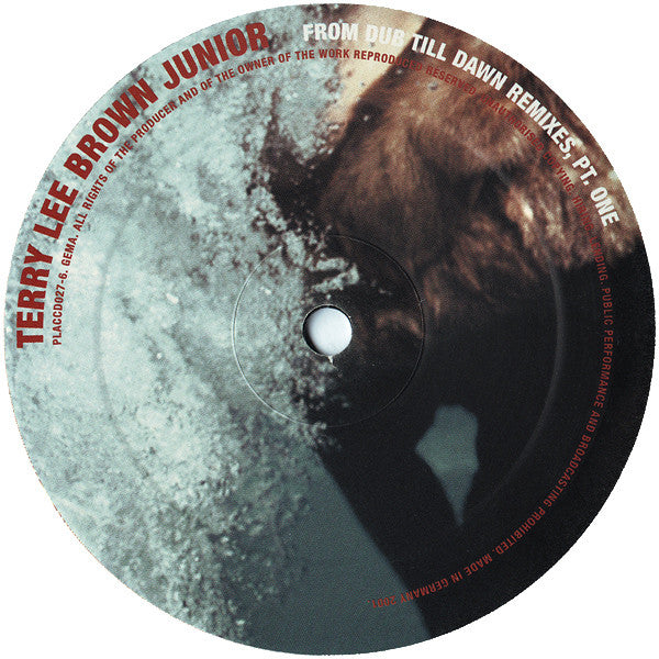 Terry Lee Brown Junior – From Dub Till Dawn Remixes, Pt. One (12", Plastic City, 2001) Image 3