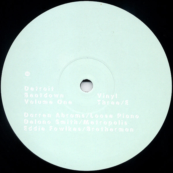 Various – Detroit Beatdown (Volume One) (3xLP, Third Ear Recordings, 2002) Image 7