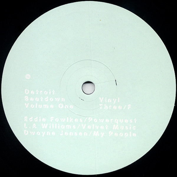 Various – Detroit Beatdown (Volume One) (3xLP, Third Ear Recordings, 2002) Image 8