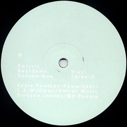 Various – Detroit Beatdown (Volume One) (3xLP, Third Ear Recordings, 2002) Image 8