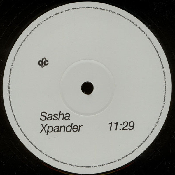 Sasha – Xpander EP (2x12", Deconstruction, 1999) Image 3