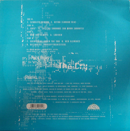 Placid Angles – The Cry (2xLP, Peacefrog Records, 1997) Back Cover