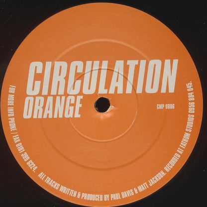 Circulation – Orange (12", Circulation, 1998) Front Cover
