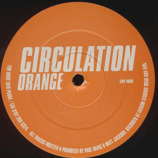 Circulation – Orange (12", Circulation, 1998) Front Cover