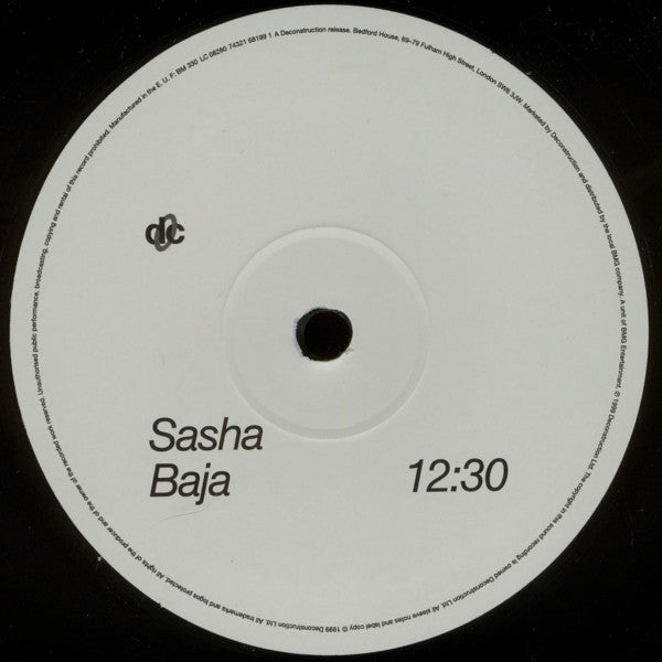 Sasha – Xpander EP (2x12", Deconstruction, 1999) Image 6