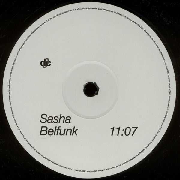 Sasha – Xpander EP (2x12", Deconstruction, 1999) Image 4