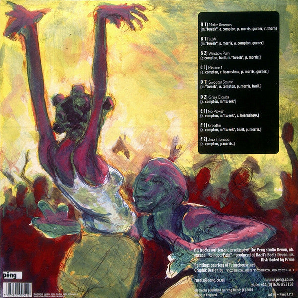 The Rurals – Sweeter Sounds (3xLP, Peng, 2001) Back Cover