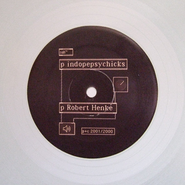 Indopepsychicks – 5_24 / Sah~ (12", Clear Translucent, Progressive Form, 2001) Image 4