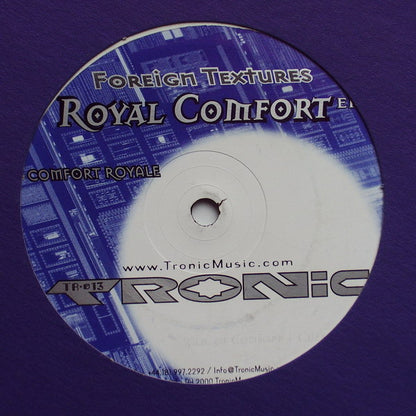 Foreign Textures – Royal Comfort EP (12", Tronic, 2000) Front Cover
