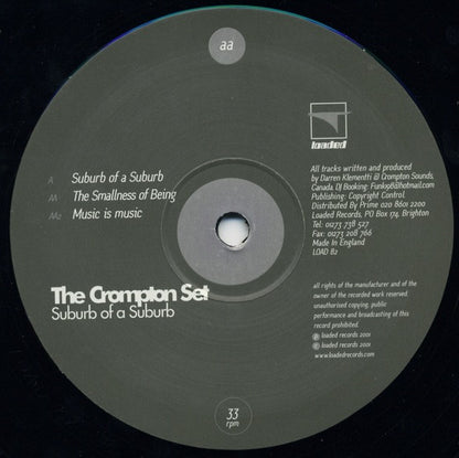 The Crompton Set – Suburb Of A Suburb (12", Loaded Records, 2001) Image 4