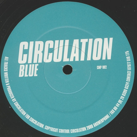 Circulation – Blue (12", Circulation, 1998) Front Cover