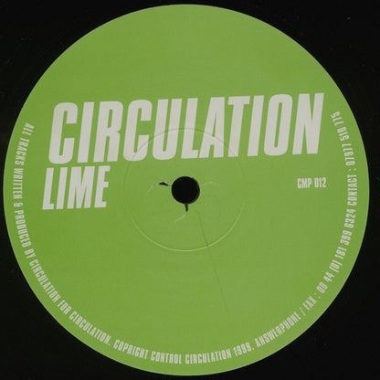 Circulation – Lime (12", Circulation, 1999) Front Cover
