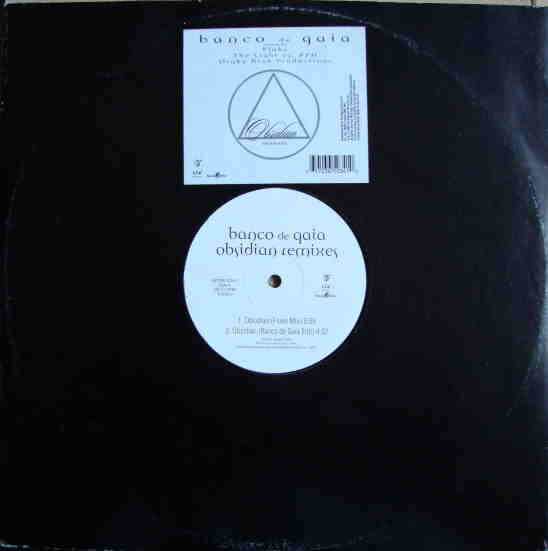 Banco De Gaia – Obsidian Remixes (12", Six Degrees Records, 2000) Front Cover