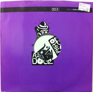Tom D – Down To Earth EP (12", Aphrodogz, 2002) Back Cover