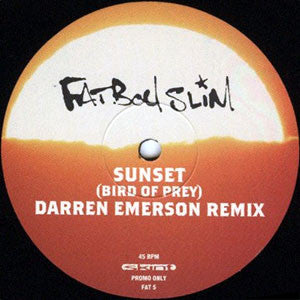 Fatboy Slim – Sunset (Bird Of Prey) (Darren Emerson Remix) (12", Skint, 2000) Front Cover