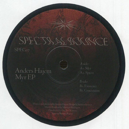 Anders Hajem – Myr EP (12", Spectral Bounce, 2026) Front Cover