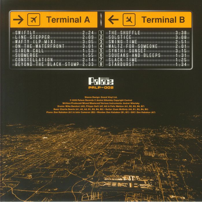 Andrei Nikolsky – Music For Terminals (LP, Palace Records, 2026) Back Cover