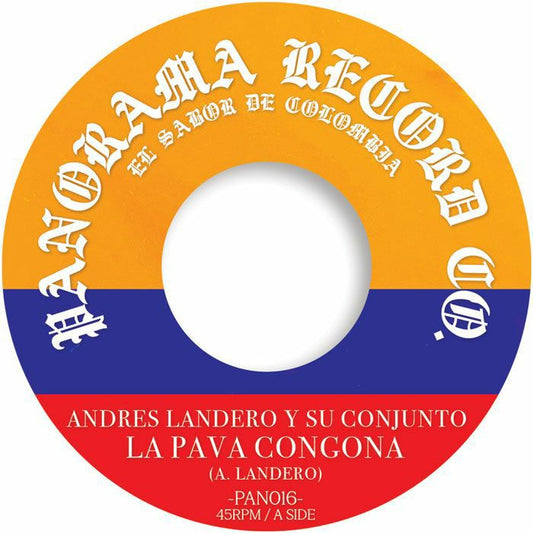 Andres Y Su Conjunto Landero / Afrosound – La Pava Congona (reissue) (7", Panorama, 2026) Front Cover