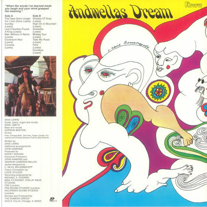 Andwellas Dream – Love And Poetry (LP, Numero Group, 2026) Back Cover