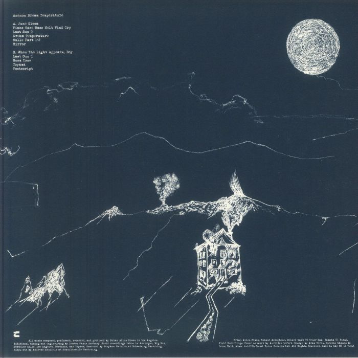 Anenon – Dream Temperature (LP, Tonal Union, 2026) Back Cover