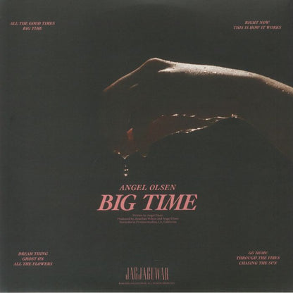 Angel Olsen – Big Time (2xLP, Jagjaguwar, 2022) Back Cover