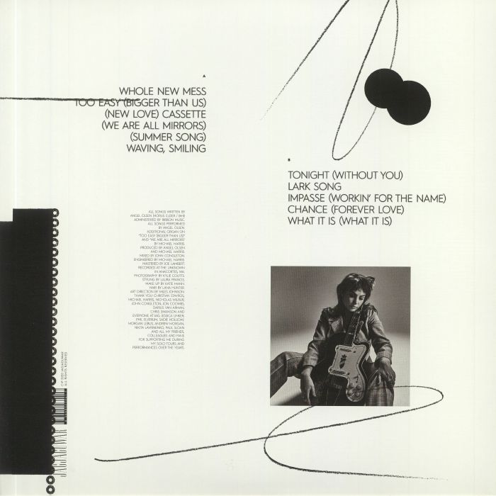 Angel Olsen – Whole New Mess (LP, Jagjaguwar, 2020) Back Cover