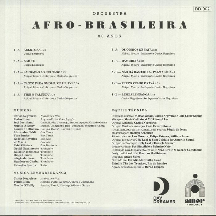 Orquestra Afro-Brasileira - 80 Anos (LP)