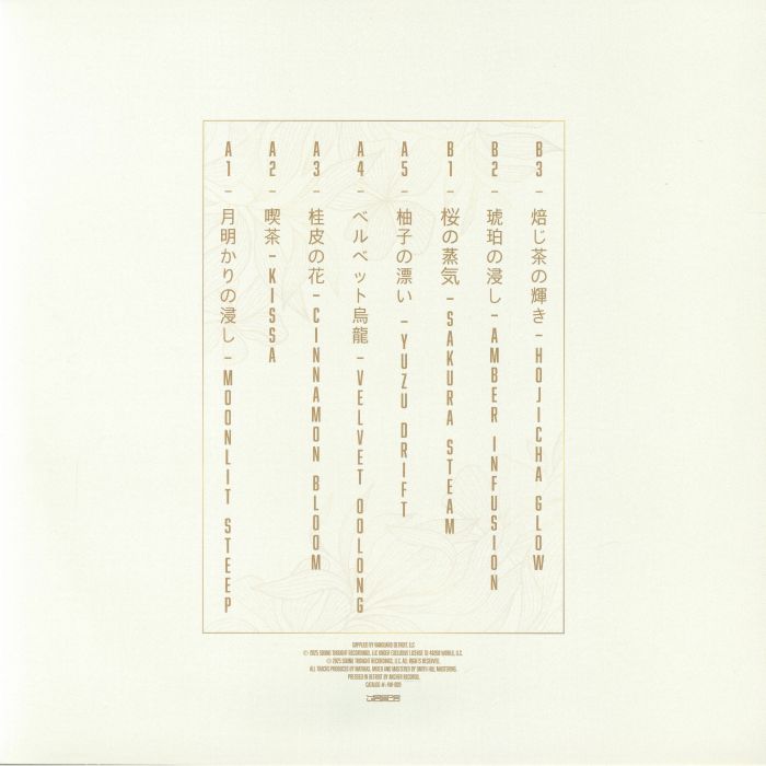 Anthony Mathias – KIssa (LP, 48208 World, 2026) Back Cover