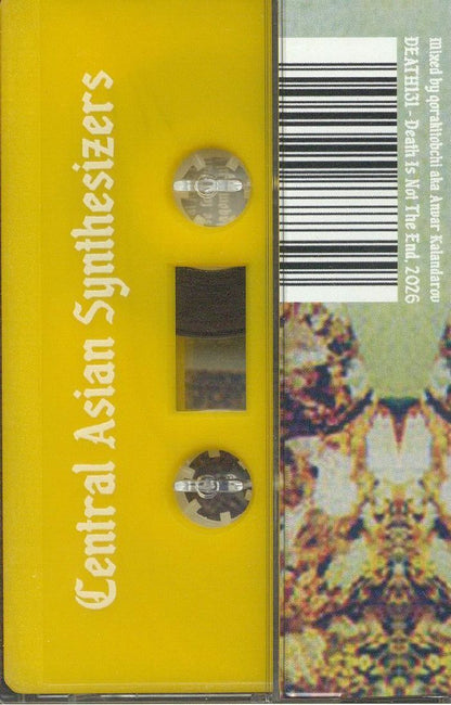 Various – Central Asian Synthesizers (Cassette, Death Is Not The End, 2026) Back Cover