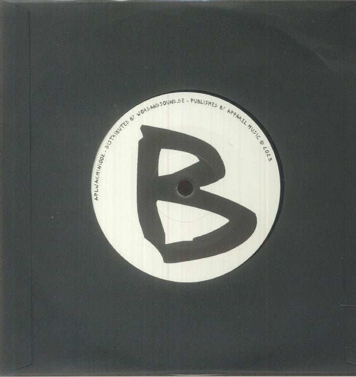 Apparel Wax – MINI 002 (7", seeds limited to 250 copies, Apparel Music, 2023) Back Cover