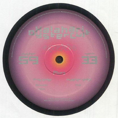 Aquafaba – Plura (2x12", Kalahari Oyster Cult, 2025) Front Cover