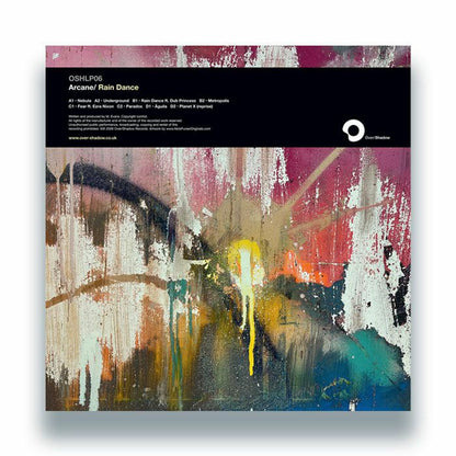 Arcane – Rain Dance (2x12", Over/Shadow, 2026) Back Cover