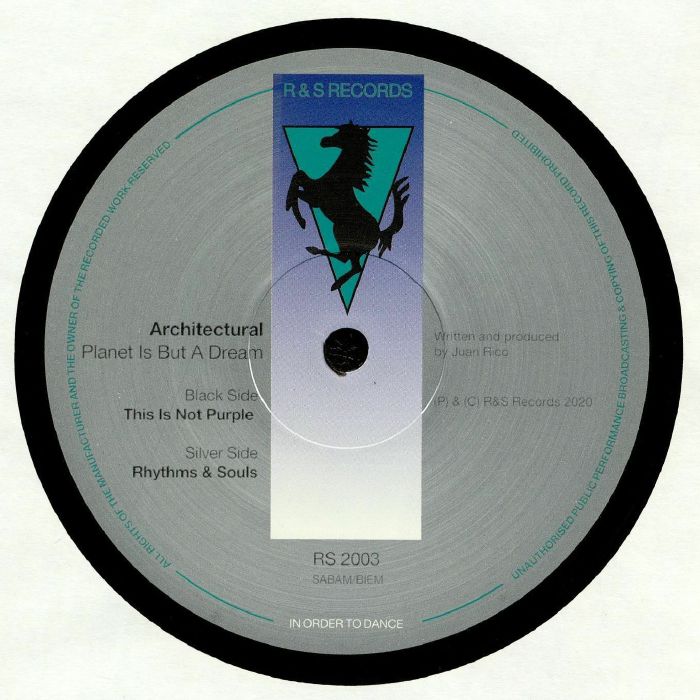 Architectural – Planet Is But A Dream (12", R & S Records, 2020) Back Cover