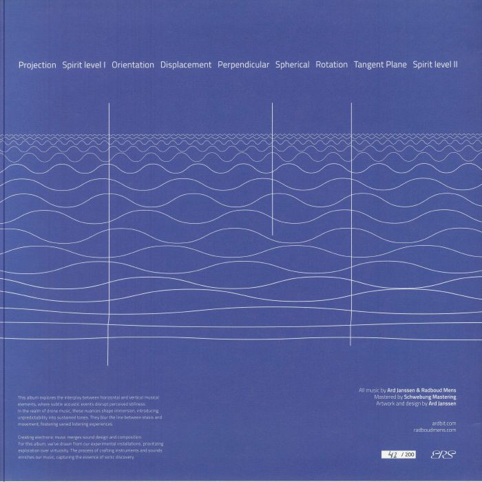 Ard Bit Radboud Mens – Marking A Boundary With The Turning Point (2xLP, ERS, 2025) Back Cover