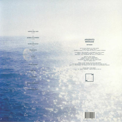Argento – Miraggi (LP, Music From Memory, 2026) Back Cover