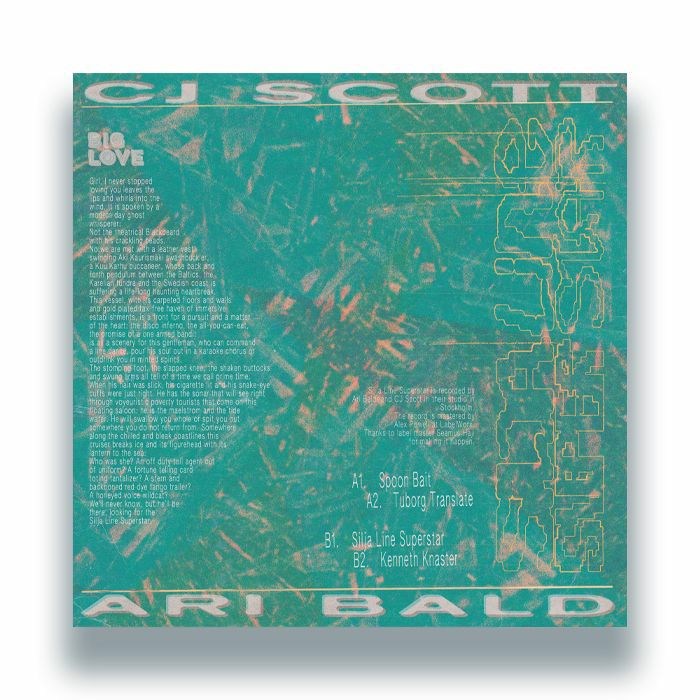 Ari Bald & CJ Scott – Silja Line Superstar (12", Big Love, 2026) Back Cover