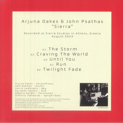 Arjuna Oakes & John Psathas – Sierra (12", Sierra, 2026) Back Cover