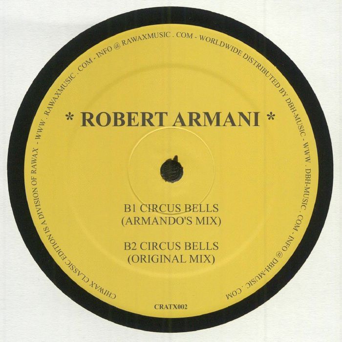 Armando Presents Robert Armani – Trax Series Vol. 2 (12", Chiwax, 2021) Back Cover