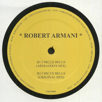 Armando Presents Robert Armani – Trax Series Vol. 2 (12", Chiwax, 2021) Back Cover