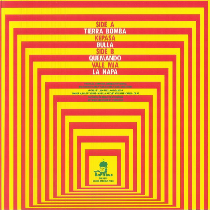 ARN4L2 – Tierra Bomba (12", Studio Barnhus, 2026) Back Cover