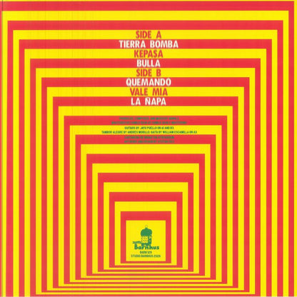 ARN4L2 – Tierra Bomba (12", Studio Barnhus, 2026) Back Cover