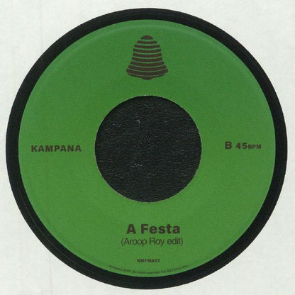Aroop Roy – Hustle Do Brasil (7", Kampana, 2021) Back Cover