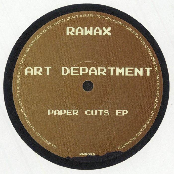 Art Department – Paper Cuts EP (12", Rawax, 2025) Front Cover