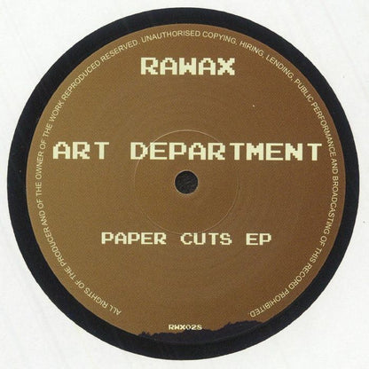 Art Department – Paper Cuts EP (12", Rawax, 2025) Front Cover