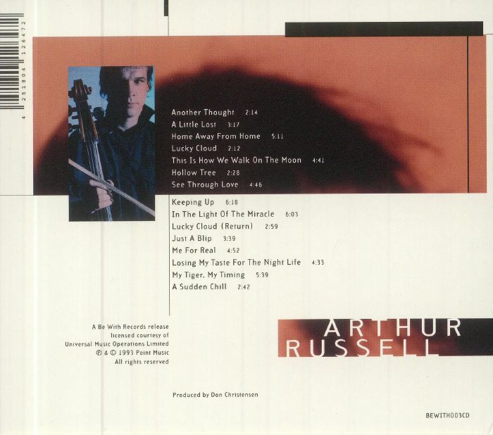 Arthur Russell – Another Thought (CD, Be With Records, 2021) Back Cover
