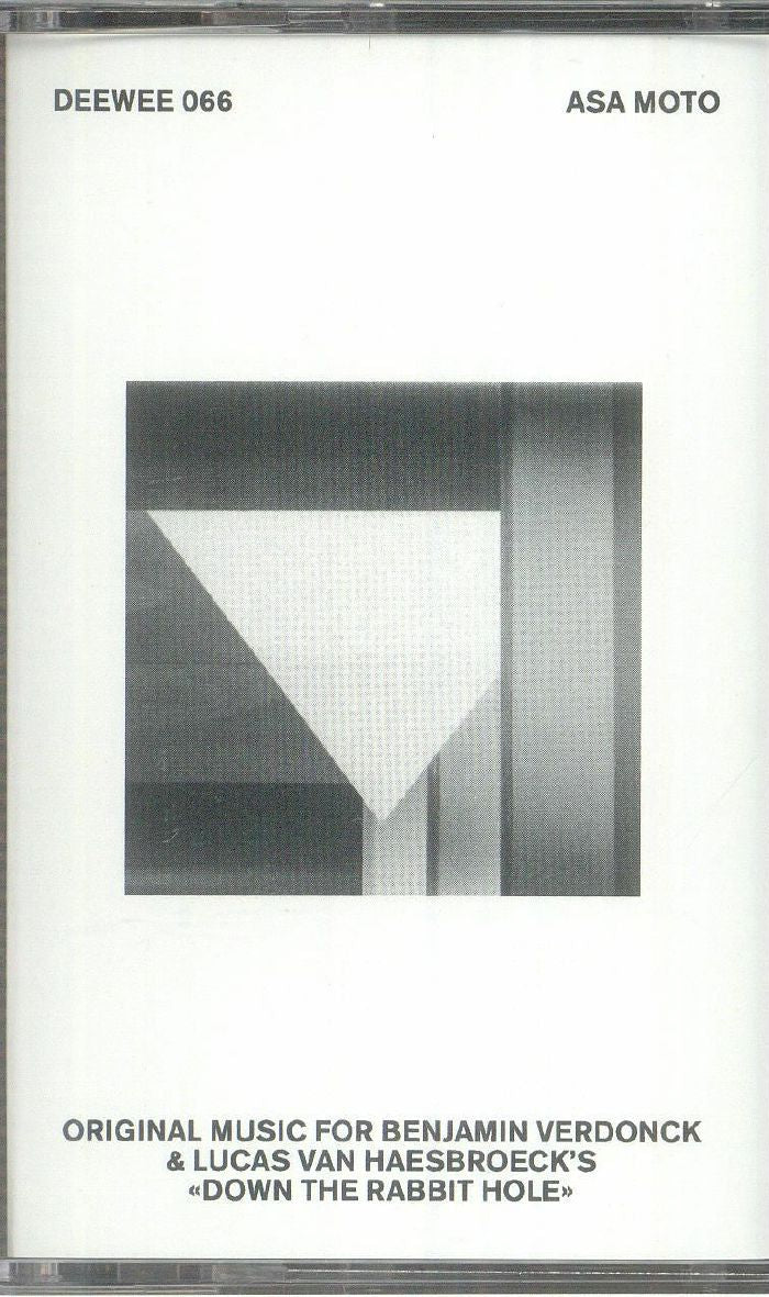 Asa Moto – Original Music For Benjamin Verdonck & Lucas van Haesbroeck's "Down The Rabbit Hole" (Cassette, DEEWEE, 2023) Front Cover