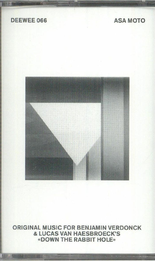 Asa Moto – Original Music For Benjamin Verdonck & Lucas van Haesbroeck's "Down The Rabbit Hole" (Cassette, DEEWEE, 2023) Front Cover