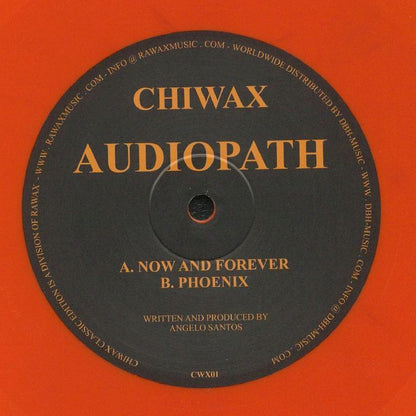Audiopath – Now And Forever EP (10", Chiwax, 2022) Back Cover