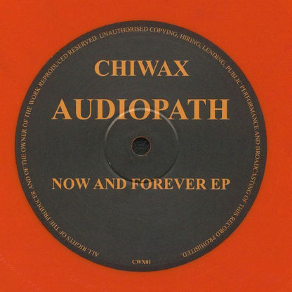 Audiopath – Now And Forever EP (10", Chiwax, 2022) Front Cover