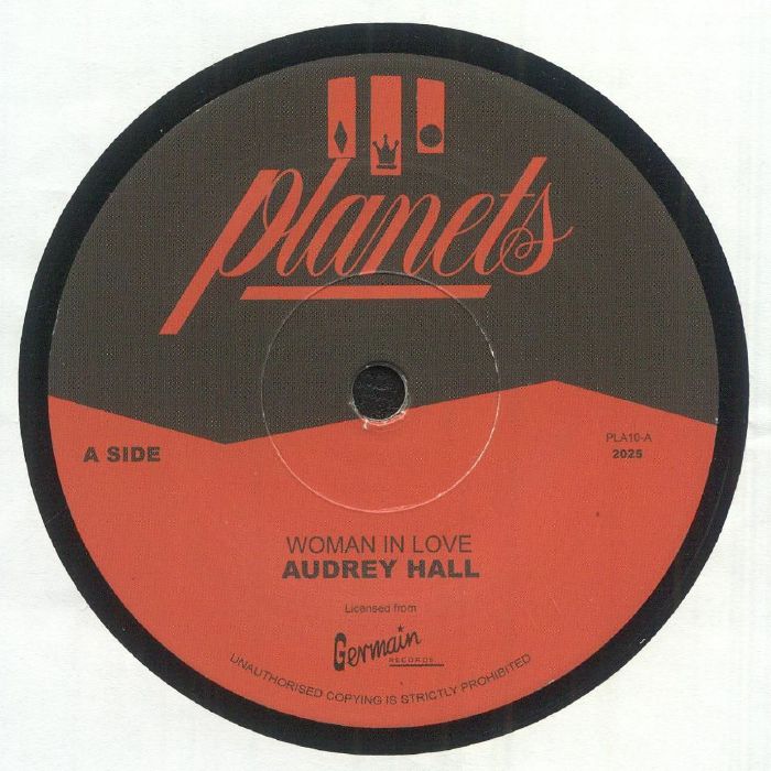 Audrey Hall – Woman In Love (7", Planets, 2025) Front Cover